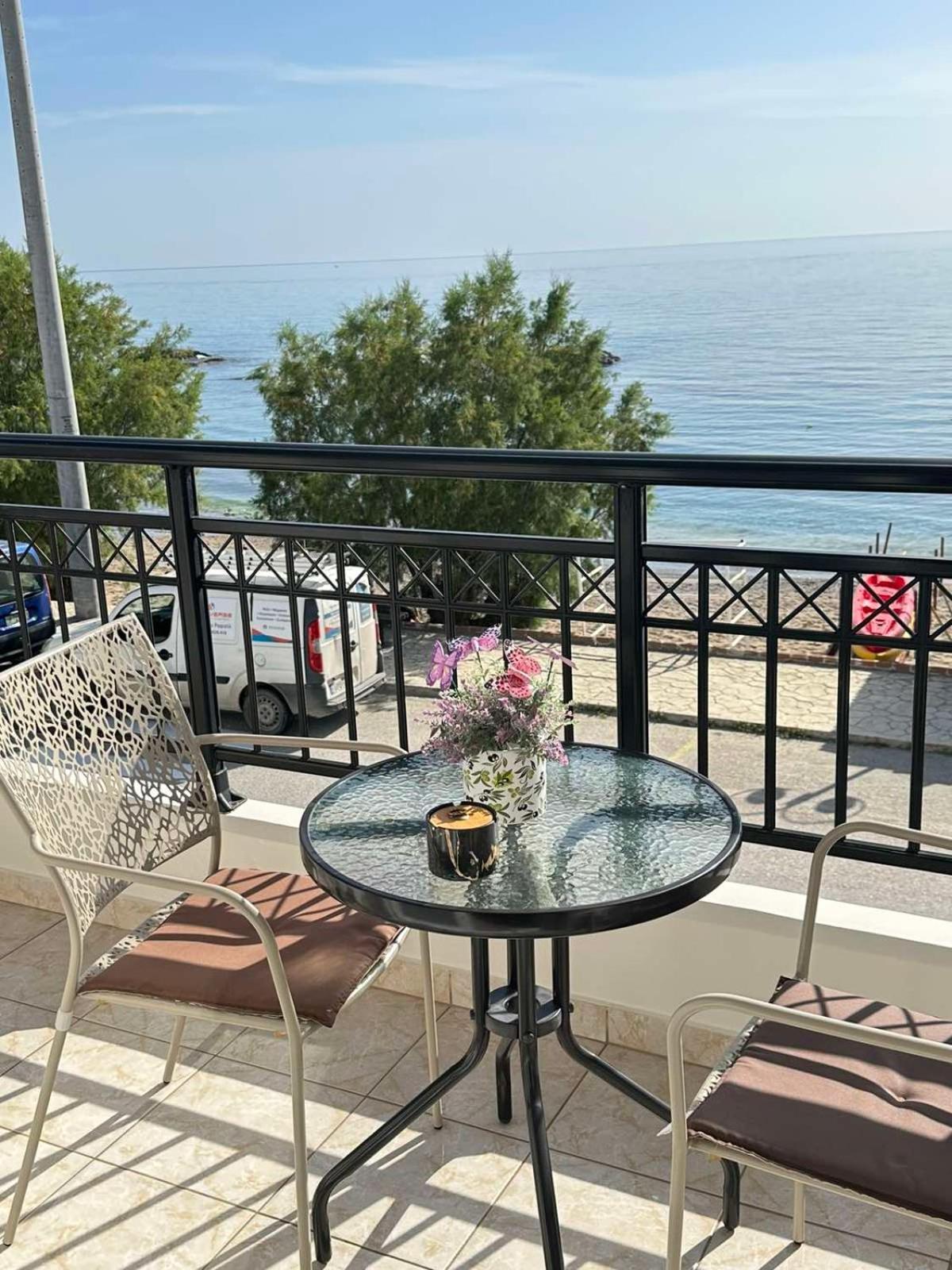 Appartamento Orfeas Sea View House Archangelos  Esterno foto
